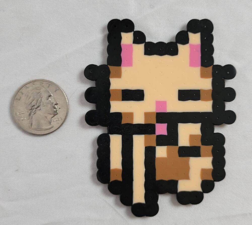 Stardew Valley Cat Perler